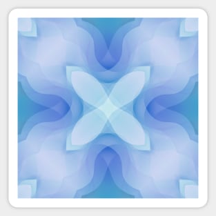 Toulouse Blue Flower Sticker